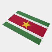 スリナム国旗 ドアマット (アングル)