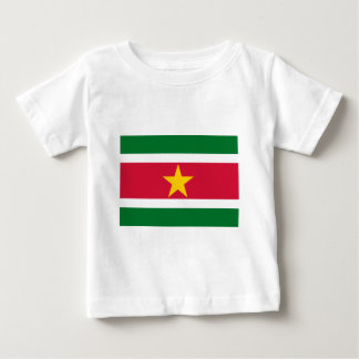 スリナム国旗 ベビーTシャツ