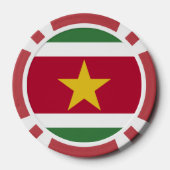 スリナム国旗 ポーカーチップ (裏面)