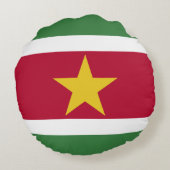 スリナム国旗 ラウンドクッション (裏面)
