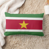 スリナム国旗 ランバークッション (ブランケット)