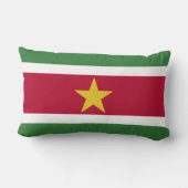 スリナム国旗 ランバークッション (裏面)