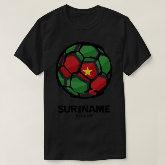 スリナム国旗 Tシャツ (デザイン正面)