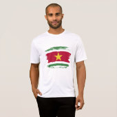 スリナム国旗 Tシャツ (正面フル)