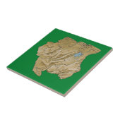 スリナム地図タイル タイル (側面)
