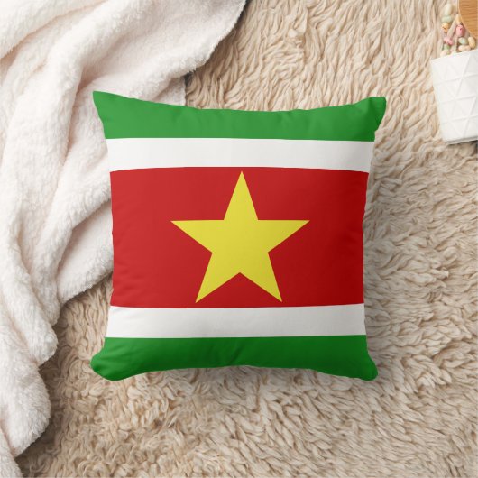スリナム旗| クッション (ブランケット)