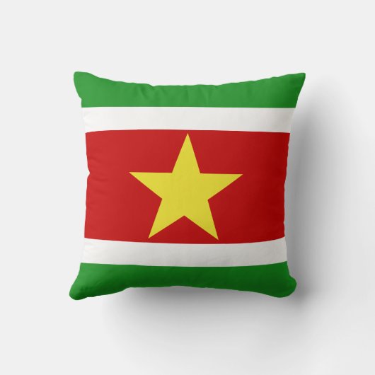 スリナム旗| クッション (裏面)