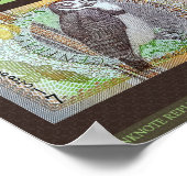 スリナム25,000ガルデン銀行券レプリカ10x8写真 ポスター (角)