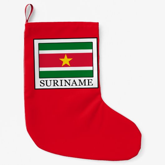 スリナム スモールクリスマスストッキング (正面)