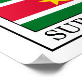 スリナム ポスター (角)