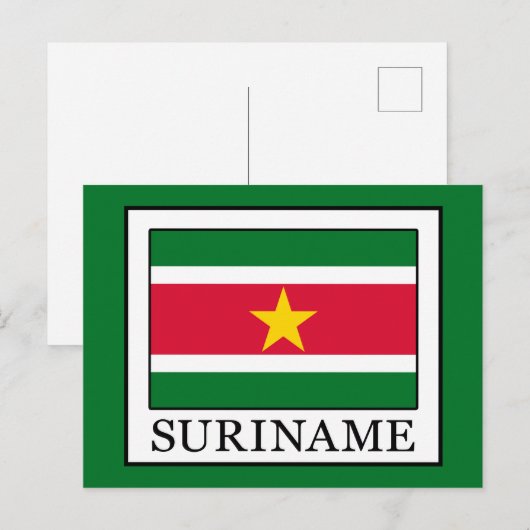 スリナム ポストカード (正面/裏面)