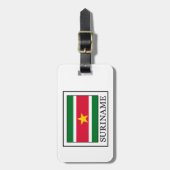 スリナム ラゲッジタグ (正面縦)