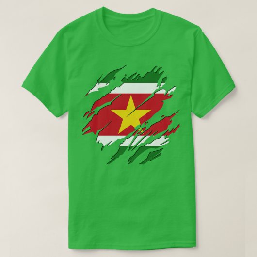 スリナム(常) Tシャツ (デザイン正面)