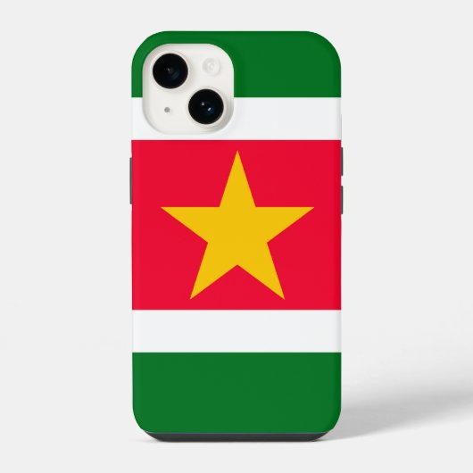 スリナム iPhoneケース (裏面)