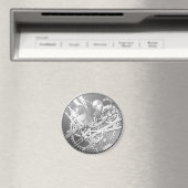 スリバースチームパンク時計ギア マグネット (インサイチュ (食洗機))