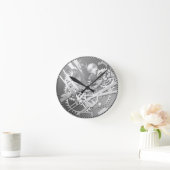 スリバースチームパンク時計ギア ラウンド壁時計 (ホーム)