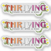 スリビングレズビアンプライド シール (正面)