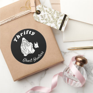 スリフティ幽霊ハンターズ – ラウンドスティッカー ラウンドシール