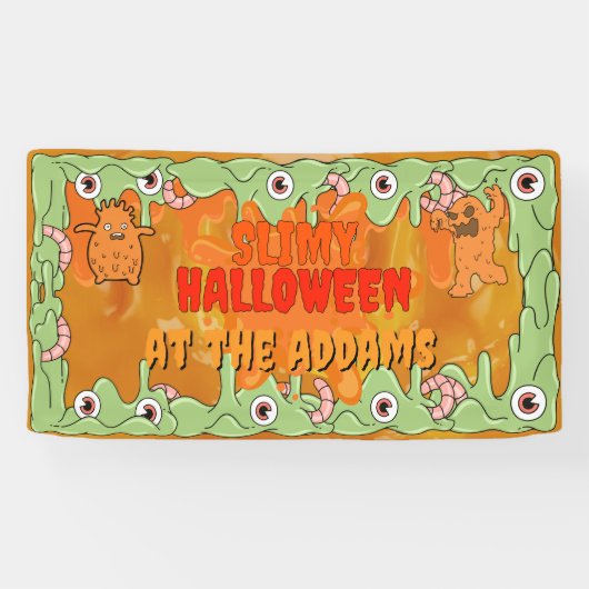 スリミハロウィーンバナー 横断幕 (横)