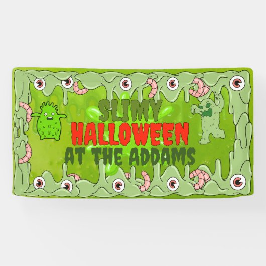 スリミハロウィーンバナー 横断幕 (横)