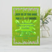 スリミハロウィーン招待状カード 招待状 (スタンド正面)