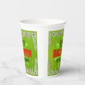 スリミーハロウィン（隠れた友達と）紙カップ 紙コップ (右)