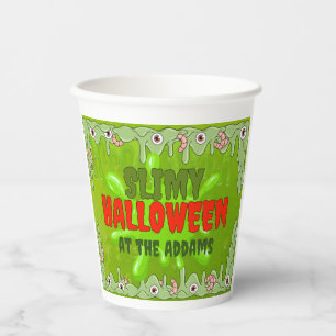 スリミーハロウィン（隠れた友達と）紙カップ 紙コップ