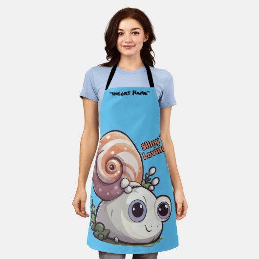 スリムで愛する エプロン (着用した状態)