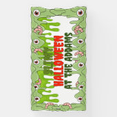 スリムなハロウィーンバナー 横断幕 (縦)