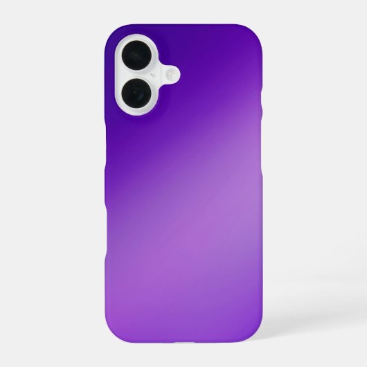 スリムなバイオレットグラデーション – iPhone 16 カバー (裏面)