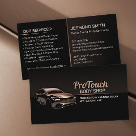 スリムなモダンオートボディワーク 名刺