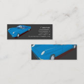 スリムな概念車のデザイン スキニー名刺 (正面/裏面)
