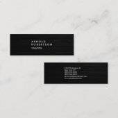 スリムウッドエフェクトトレンディープロフェッショナル名刺 スキニー名刺 (正面/裏面)