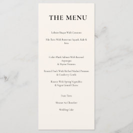 スリムエレガントヴィンテージ柑橘類結婚果実 メニュー