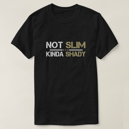 スリムキンダシャディTシャツ Tシャツ (デザイン正面)