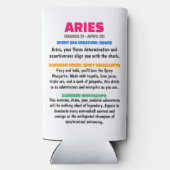 スリムクーラーボックスシャークアリーズ〔占星術の〕十二宮図 スリム缶クーラー (裏面)