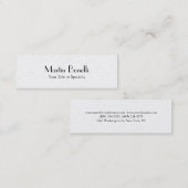 スリムスペシャルユニークプロフェッショナル スキニー名刺 (正面/裏面)