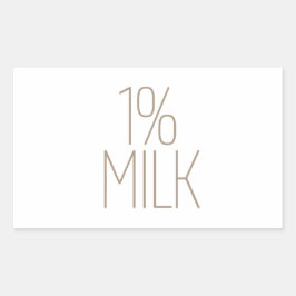 スリムタン1%ミルク 長方形シール