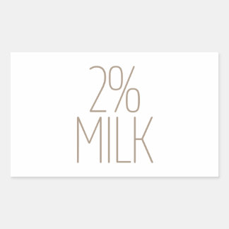 スリムタン2%ミルク 長方形シール