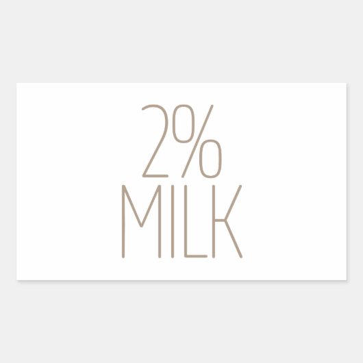 スリムタン2%ミルク 長方形シール (正面)