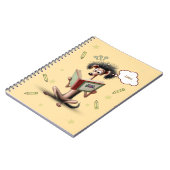 スリムドッグ バックトゥスクール キッズ パーソナライズド ノートブック (左側)