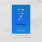 スリムフィットネス体減量コーチトレーナー 名刺 (裏面)