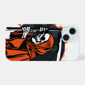 スリムフィット ハロウィンケース iPhone 15ケース (裏面横)