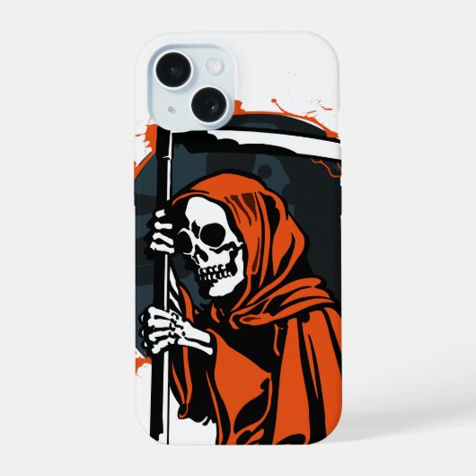 スリムフィット ハロウィンケース iPhone 15ケース (裏面)