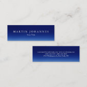 スリムブループロフェッショナル名刺 スキニー名刺 (正面/裏面)