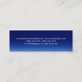 スリムブループロフェッショナル名刺 スキニー名刺 (裏面)