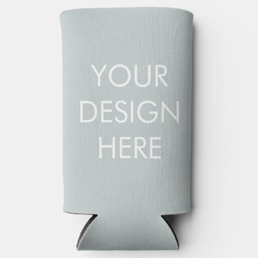 スリムボホカラースキーム – 空白のクーラーボックス スリム缶クーラー (正面)