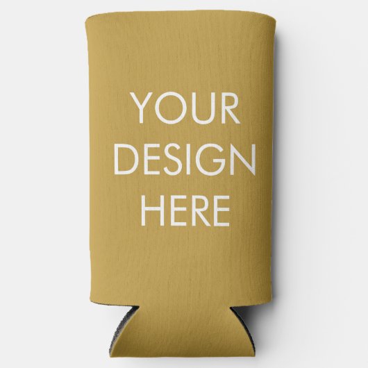 スリムボホカラースキーム – 空白のクーラーボックス スリム缶クーラー (正面)