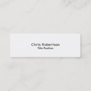 スリムモダントレンディースタイリッシュ名刺 スキニー名刺