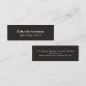 スリムユニークスキニーグレーカスタム名刺 スキニー名刺 (正面/裏面)